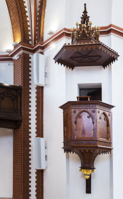 Restaurovaná kazatelna / Autor fotografie: Olomouckyfotograf / archiv VKOL